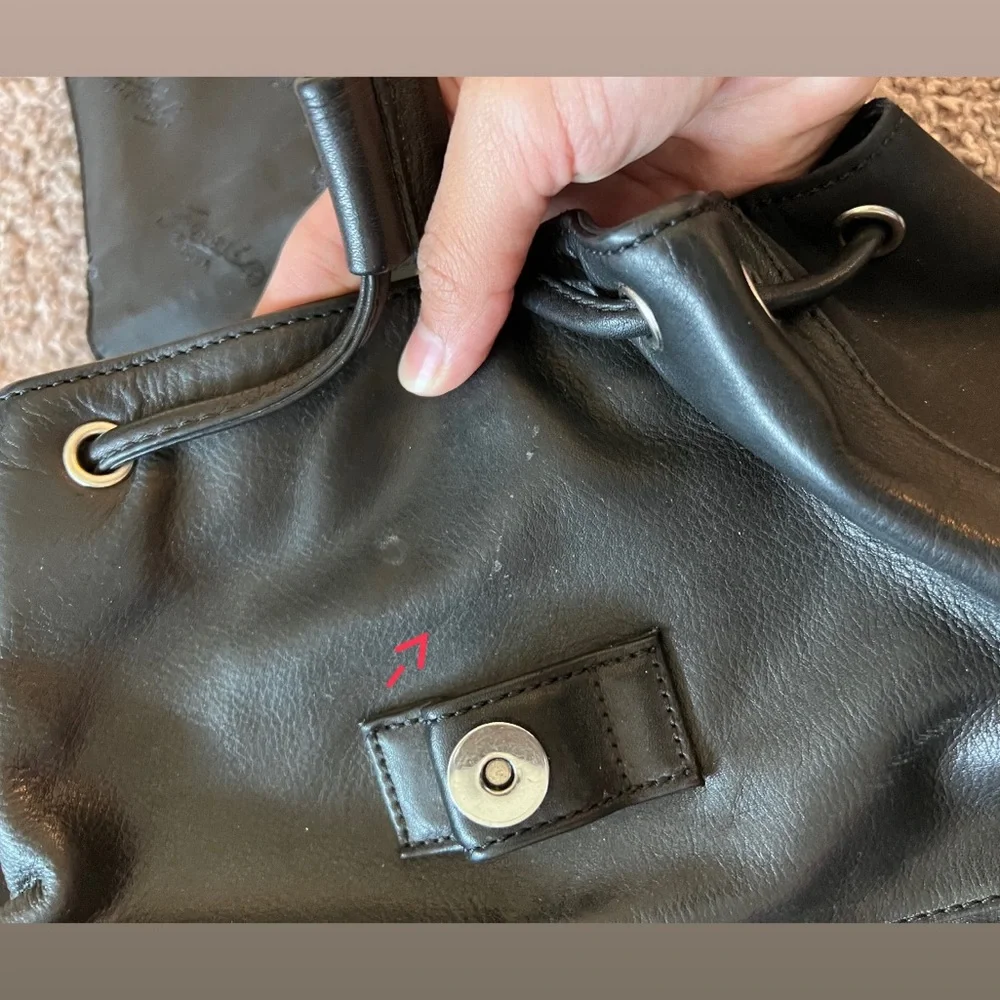 Fossil Vintage Leather Backpack Unisex Shoulder Bag